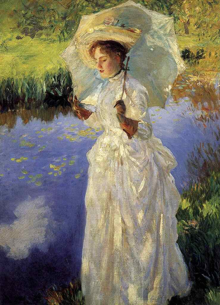Morning Walk Painting by John Singer Sargent