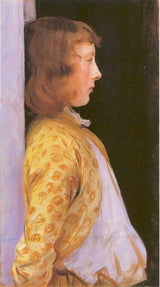 Portrait of Dorothy Barnard Painting artwork preview