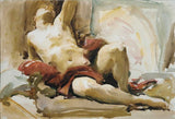 Man with Red Drapery After 1900 Painting artwork preview