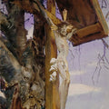 Tyrolese Crucifix Painting by John Singer Sargent