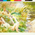 Tommies Bathing 1918 1 Painting by John Singer Sargent