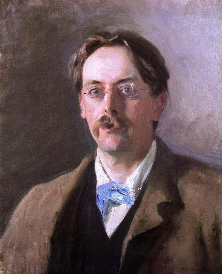 Sir Edmund Gosse Painting by John Singer Sargent