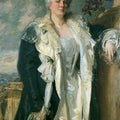 Mrs. Ernest Hills Painting by John Singer Sargent