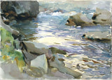Stream and Rocks Painting artwork preview