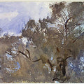 Treetops against Sky Painting by John Singer Sargent