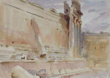 Temple of Bacchus Baalbek 1906 Painting artwork preview