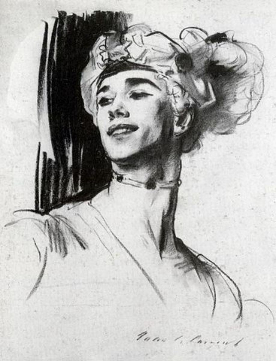 Vaslav Nijinsky in Le Pavillon d'Armide 