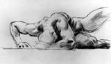 Study of a figure for Hell Painting artwork preview
