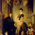 The Marlborough Family Painting by John Singer Sargent