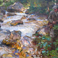 Trout Stream In The Tyrol Painting by John Singer Sargent