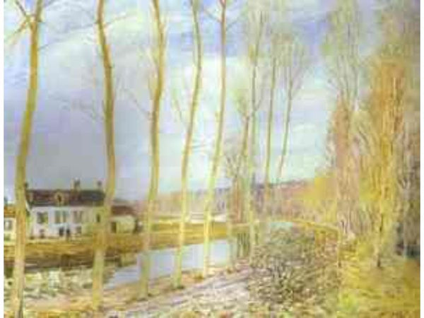 The Canal Du Loing At Moret