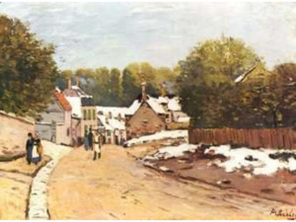 Early Snow at Louveciennes 1870-71