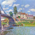 The Bridge at Villeneuve-la-Garenne 1872