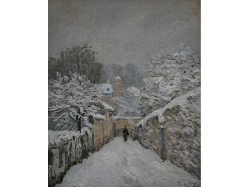 Snow at Louveciennes, 1878