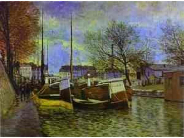 The St Martin Canal In Paris