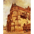 The Church At Moret Winter