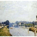 Banks of rivers (the Thames Hampton Court, first week of October)