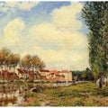 Banks of the Loing at Moret, Morning