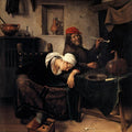 Idlers Painting by Jan Steen