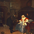 Love Sickness Painting by Jan Steen