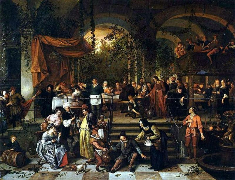 The Wedding Feast at Cana Painting by Jan Steen