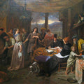 The Wedding of Tobias and Sarah I Painting by Jan Steen