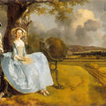 Mr and Mrs Andrews (detail) 1750 