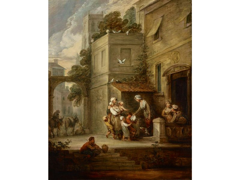 A Study For 'Charity Relieving Distress' 