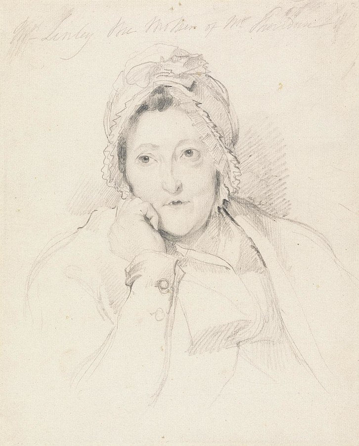 Portrait of Mrs. Linley 1790 