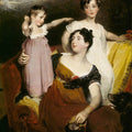 Lydia d 1858 Lady Acland, and her Children 