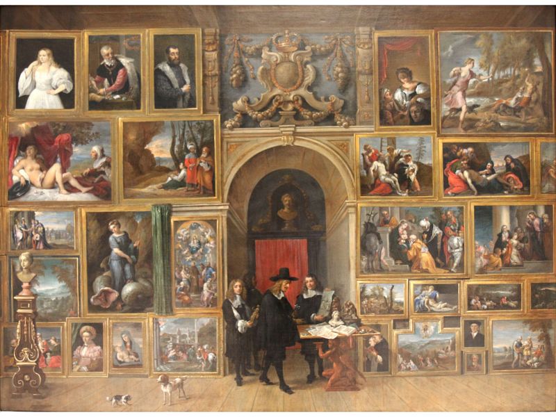 Archduke Leopold Wilhelm of Austria in his Gallery 1651 