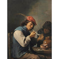 The Flemish Smoker, engraved by Francois Bernard Lepicie 1698-1755, 1744 