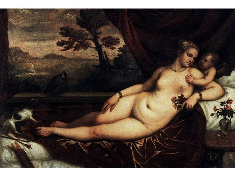 Venus and Cupid