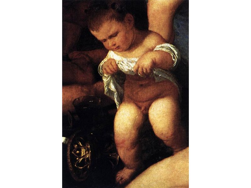 Bacchanal of the Andrians (detail)