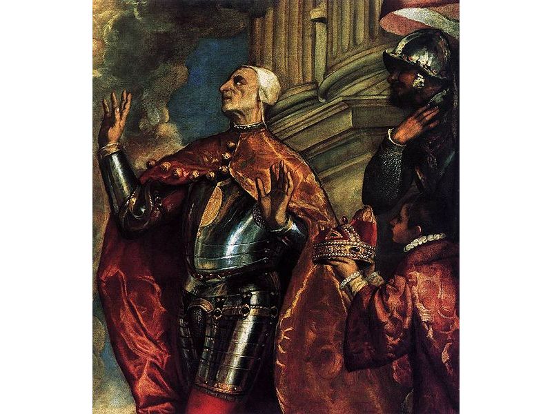Doge Antonio Grimani Kneeling Before the Faith (detail 1)