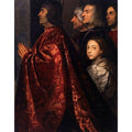 Madonna in Glory with the Christ Child and Sts Francis and Alvise with the Donor (detail)