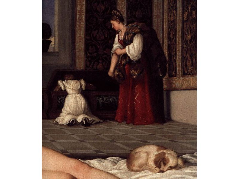 Venus of Urbino (detail 2)