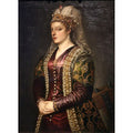 Portrait of Caterina Cornaro (1454 1510) wife of King James II of Cyprus, dressed as St. Catherine