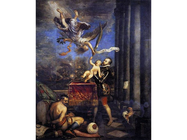 Philip II Offering Don Fernando to Victory 1475