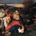 Madonna and Child with St. Catherine and a Rabbit
