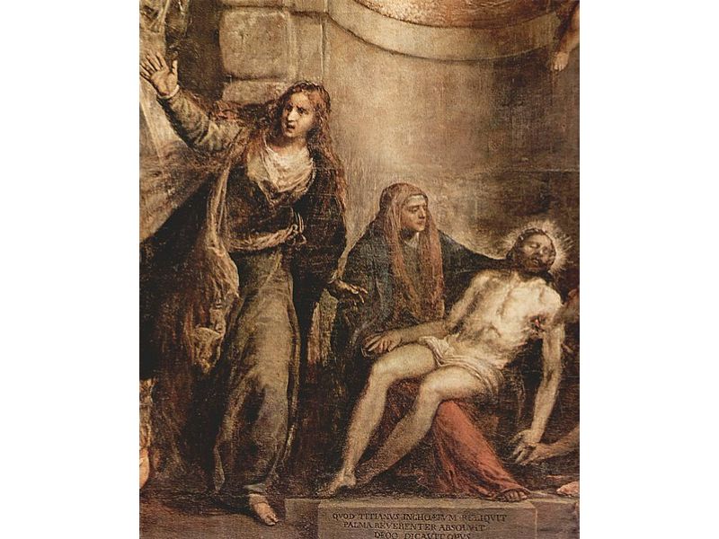 Pieta, Detail