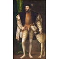 Portrait of Emperor Charles V with dog