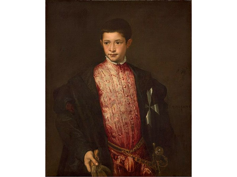 Portrait of Ranuccio Farnese 1542