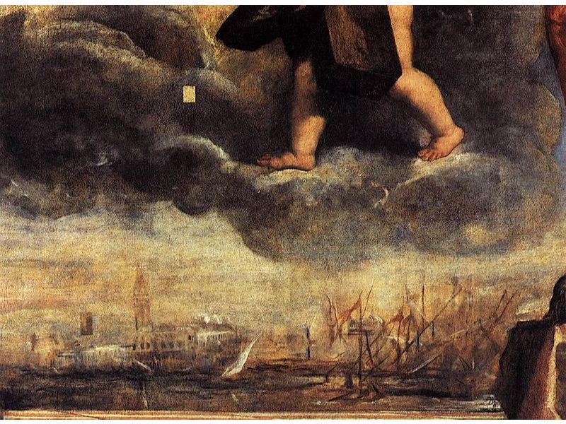 Doge Antonio Grimani Kneeling Before the Faith (detail) 2