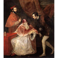 Portrait of Farnese Pope Paul III with his Nephews