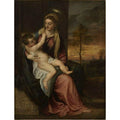 Madonna and Child in an Evening Landscape