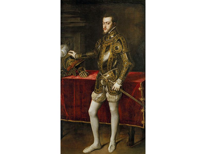 Portrait of Philip II in Armour