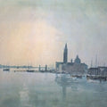 Venice, San Guirgio from the Dogana: Sunrise Painting by Joseph Mallord William Turner