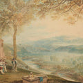 Kirby Londsale Churchyard Painting by Joseph Mallord William Turner