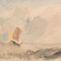 A Sea Piece - A Rough Sea with a Fishing Boat, 1820-30 Painting by Joseph Mallord William Turner